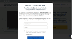 Desktop Screenshot of perrymarshall.com